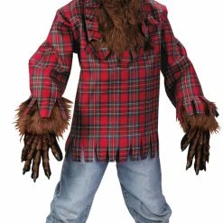 Fun World Werewolf Child Large Brown Costumes