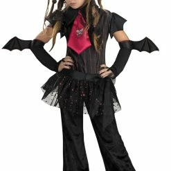 Disguise Gothic Bat Vampiress Child Girls Costume Costumes