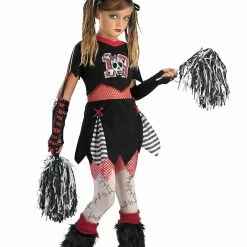 Disguise Costumes Cheerless Cheerleader Leader Girl's Costume