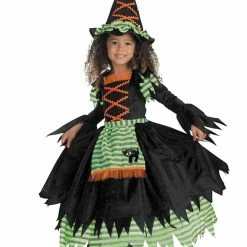 Disguise Witch Storybook Deluxe Girls & Toddler Costume & Hat Costumes