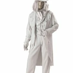 InCharacter Costumes Men's Ghostly Gent Adult White Ghost Suit Costume