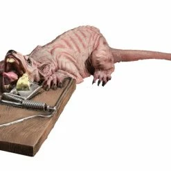 Distortions Decorations & Props Huge Rat Trap Animated 4 Foot Long Rat In A Trap Prop