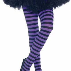 Leg Avenue Child Striped Tights Various Colours Accessories