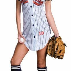 Dreamgirl Costumes Women's Grand Slam Baseball Costume & Cap