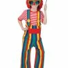 Funny Fashion Striped Clown Overalls