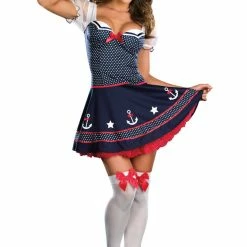 Dreamgirl Costumes Ship Happens Sailor Girl Womens Costume Dress Large