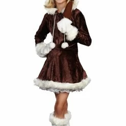 Dreamgirl Eskimo Cutie Pie Child Small Velvet Dress Costume