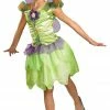 Disguise Costumes Tinker Bell Rainbow Classic Girls Child & Toddler Costume With Purple Wings