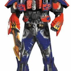 Disguise Costumes Transformers Optimus Prime Theatrical Vacuform Plus 3D Adult Costume