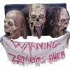Chuck Jarman Zombie Wall Plaque 3 Faced Decorations & Props