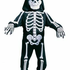 Fun World Skelebones Toddler Costume, 3T-4T Costumes