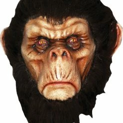 Ghoulish Bad Brown Chimp Latex Mask Masks