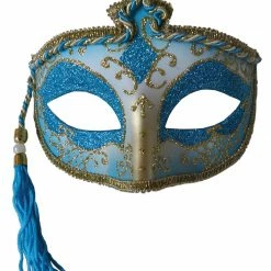 Seasonal Visions Women's Tasseled Mardi Gras Mask Masks