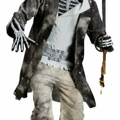 Fun World Ghost Pirate Adult Costume, Standard Costumes