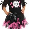 Fun World Costumes Sally Skully Toddler Costume, 3T-4T