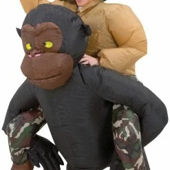 Gemmy Costumes Inflatable Riding Gorilla Adul