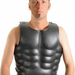 Western Fashion Leather Mounted Muscle Cuirass