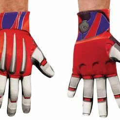 Disguise Transformers Optimus Prime Gloves Adult TV & Movie Costumes