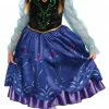 Disguise Disney Frozen Anna Deluxe Girls Costume 2 Disguise Disney Frozen Anna Deluxe Girls Costume