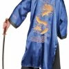 Underwraps Men's Samurai Adult Silk Robe & Pants Costume