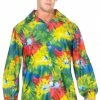 Underwraps 60s Tie Dye Costume Shirt Adult Men's 1 Underwraps 60s Tie Dye Costume Shirt Adult Men's