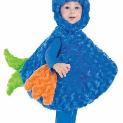 Underwraps Costumes Big Mouth Blue & Green Fish Toddler Costume