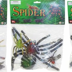 Sunstar Decorations & Props Spiders Rubber Assorted