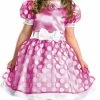 Disguise Costumes Disney Girl's Pink Minnie Mouse Classic Child Costume