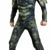 Disguise Halo Master Chief Classic Muscle Child Costume And Mask Costumes