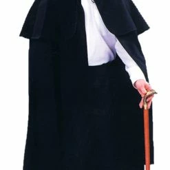 Underwraps Dickens Cape Child-Teen Black