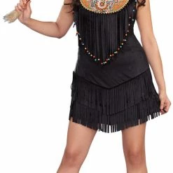 Dreamgirl Women's Plus Size Reservation Royalty American Indian Costume Costumes