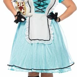 Leg Avenue Women's Plus Size Tea Time Alice Costume