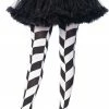 Leg Avenue Tights Circus Illusion Black And White Accessories