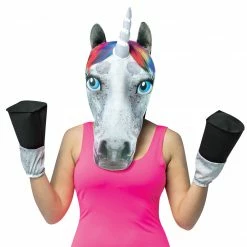 Rasta Imposta Unicorn Head Mask With Hooves