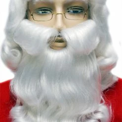 Lacey Wigs Wigs & Beards Santa Set Bargain White