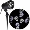 Gemmy Lightshow Proj Skulls Whirl Mo Decorations & Props