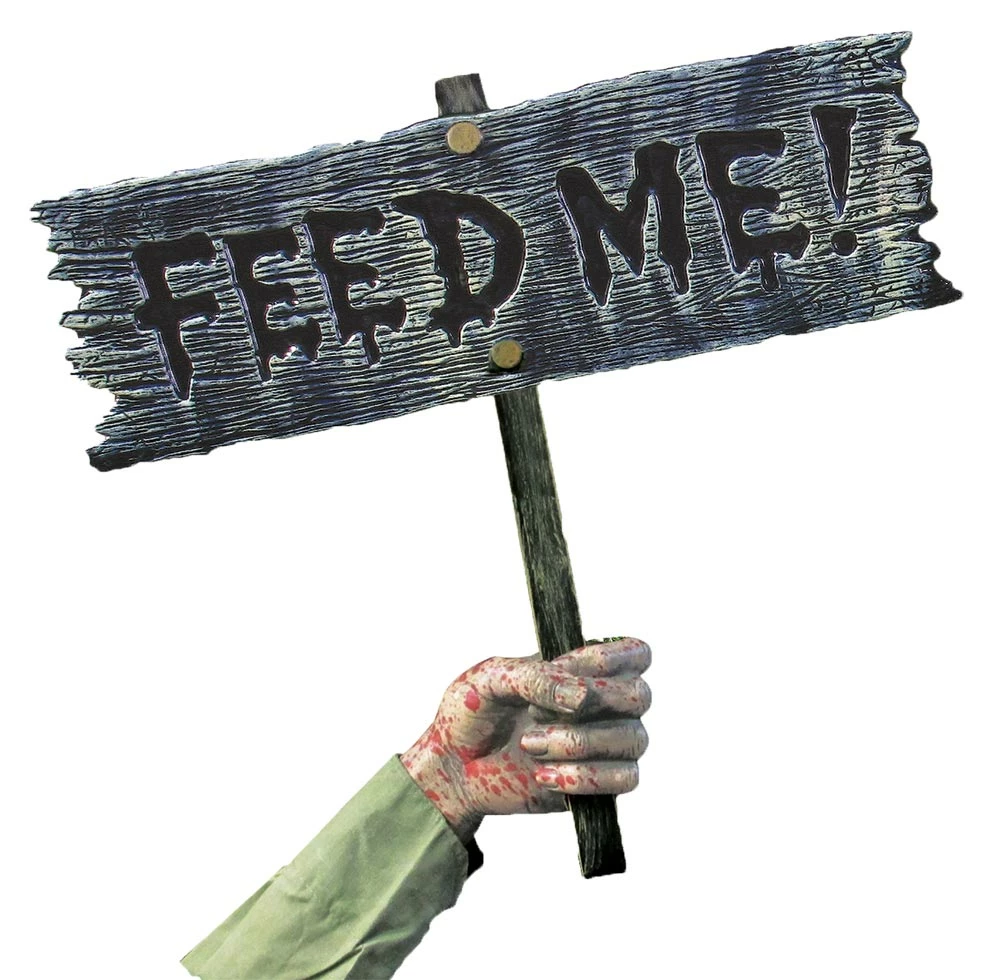 Fun World Feed Me Warning From Below! 3 Fun World Feed Me Warning From Below!