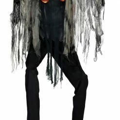Morris Costumes Decorations & Props Scorched Scarecrow 7ft Animated Prop