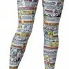 Rasta Imposta Women's Leggings Bazooka Joe Comic Strip Food & Drink Costumes