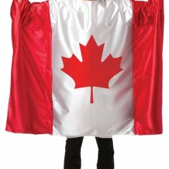 Rasta Imposta Costumes Canada Flag Tunic Adult Costume, Canadian Flag