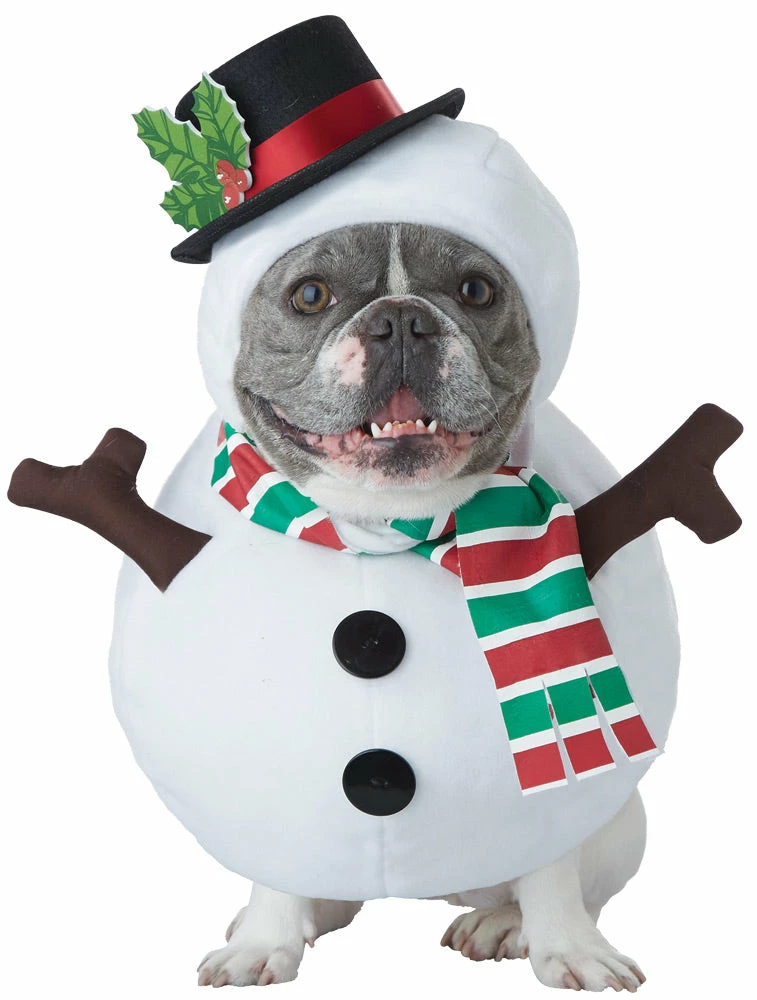 California Costumes Snowman Dog Costume 3 California Costumes Snowman Dog Costume
