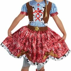 Living Fiction Costumes Girls Buckaroo Beauty Cowgirl Costume