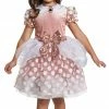 Disguise Costumes Disney Toddler Minnie Mouse Rose Gold Girls Child Costume Dress