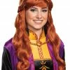 Disguise Disney Costumes Disney Frozen 2 Anna Wig Adult