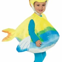 Underwraps Costumes Splash And Bubbles Splash Belly Baby Toddler Fish Costume