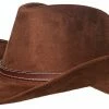 Underwraps Hats & Headpieces Cowboy Hat Adult Brown