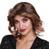 Dreamgirl Wigs & Beards Disco Medium Brown Dark Brown Women's Wig