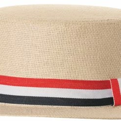 Underwraps 1920's Costumes Straw Hat Flag Band Adult