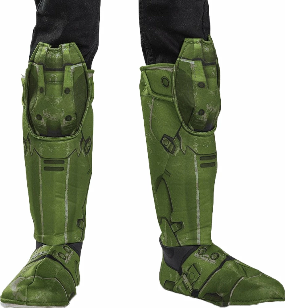 Disguise Halo Infinite Master Chief Child Boot Covers Video Game Costumes 3 Disguise Halo Infinite Master Chief Child Boot Covers Video Game Costumes