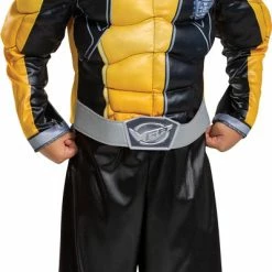 Disguise Power Rangers Gold Ranger Beast Morph Toddler Muscle Costume & Mask